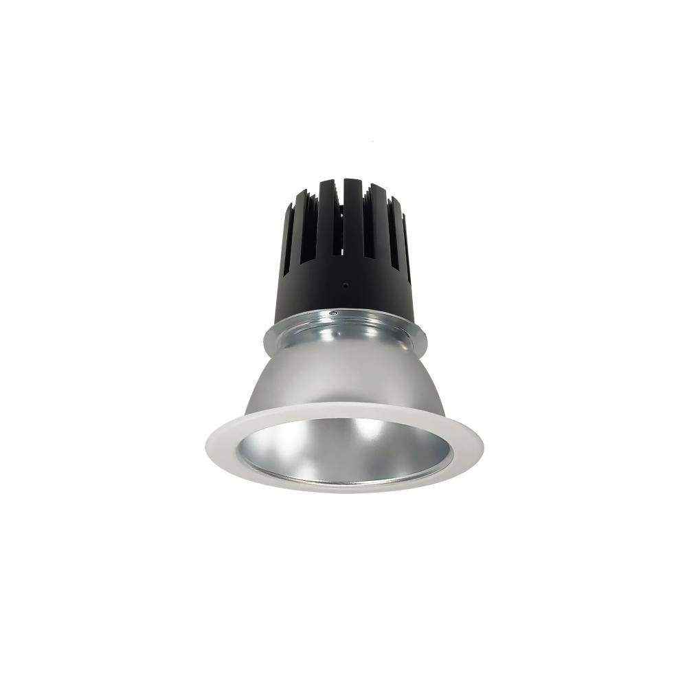 4" Sapphire III Round Open Reflector, 2500lm, 3500K, Flood Optic, Diffused Clear Reflector/Matte