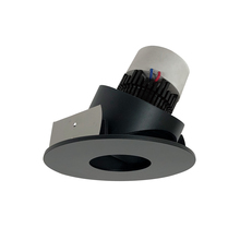 Nora NPR-4RPHA35XBB - 4" Pearl LED Round Adjustable Pinhole Retrofit, 1000lm / 12W, 3500K, Black Pinhole / Black