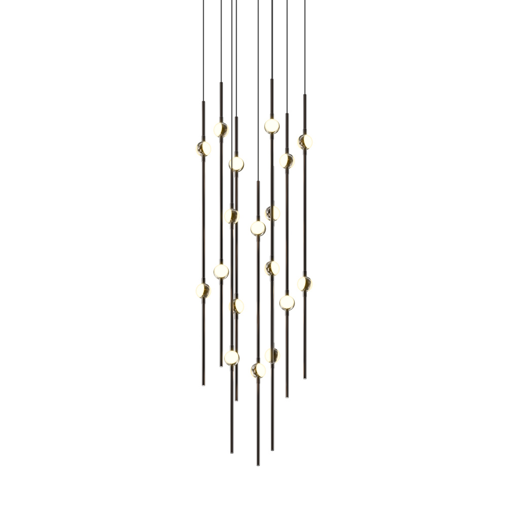 Aries 12" Round LED Pendant (2200K)