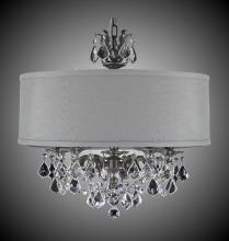 American Brass & Crystal CH6512-A-05S-ST-GL - 5 Light Llydia Chandelier