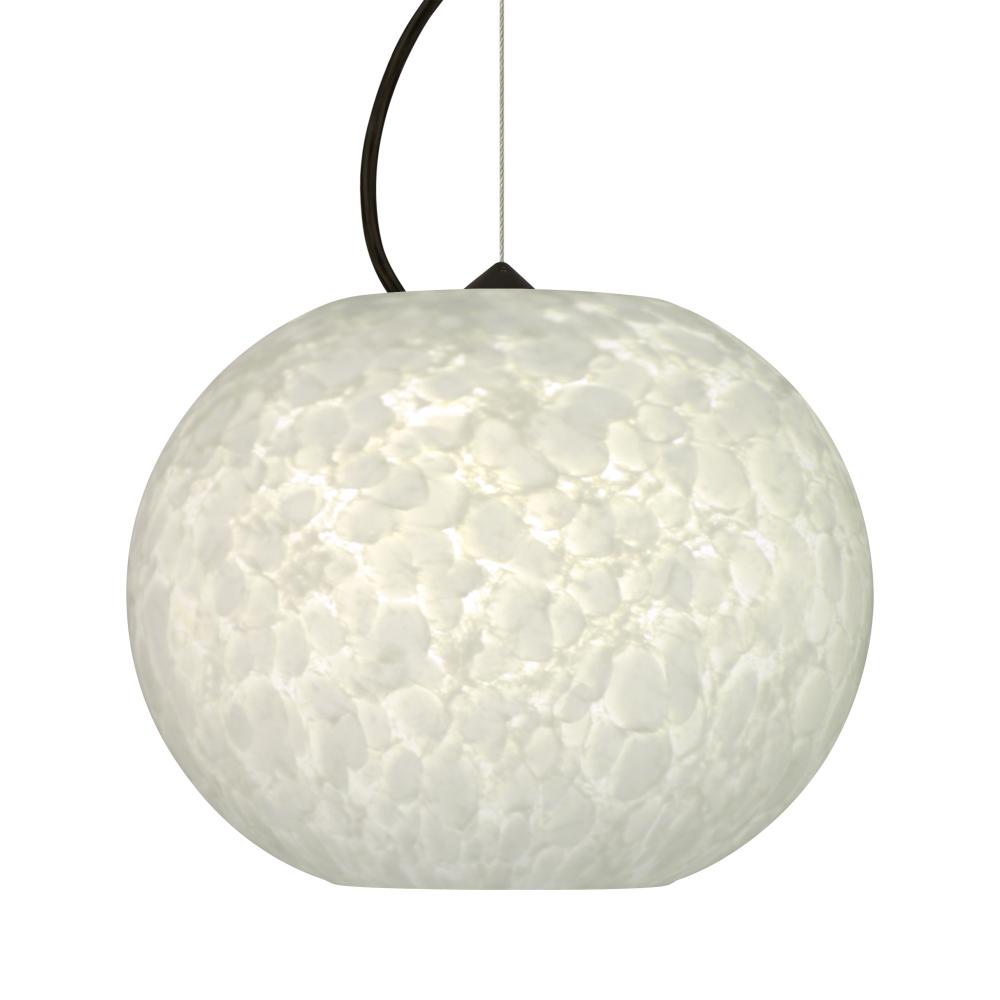 Besa Luna LED Pendant Carrera Black 1x9W LED