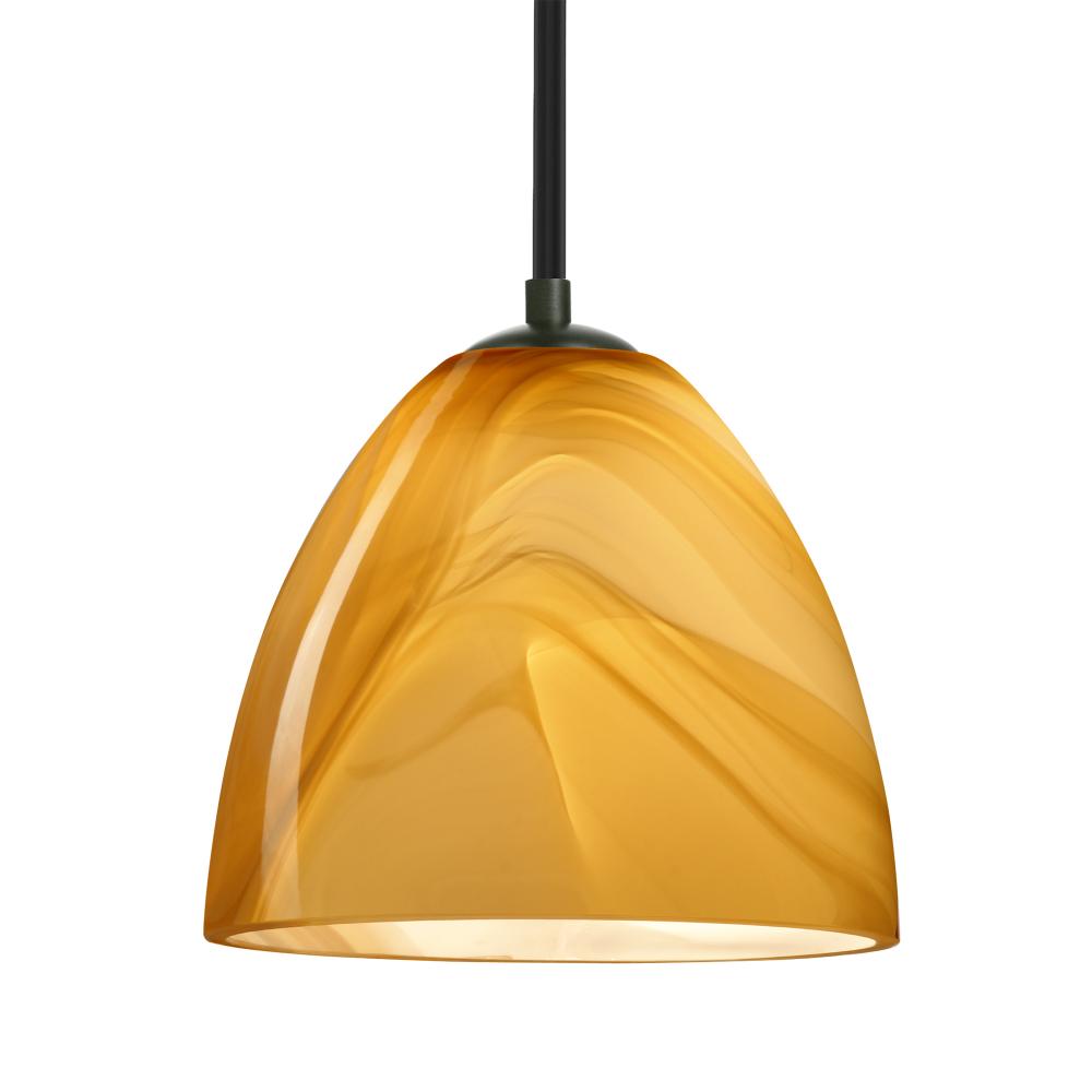 Besa Vila LED Pendant Honey Black 1x9W LED