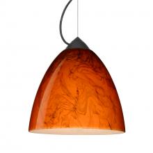 Besa Lighting 1KX-4470HB-LED-BK - Besa Vila Cable Pendant Black Habanero 1x9W LED