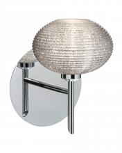 Besa Lighting 1SW-5612GL-CR - Besa Wall Lasso Chrome Glitter 1x40W G9