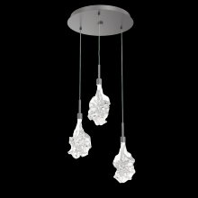 Hammerton CHB0059-03-GP-BC-C01-L3 - Blossom Round 3pc Multi-Pendant