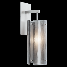 Hammerton IDB0044-18-BB-FS-E2 - Textured Glass Sconce - 18-Inch