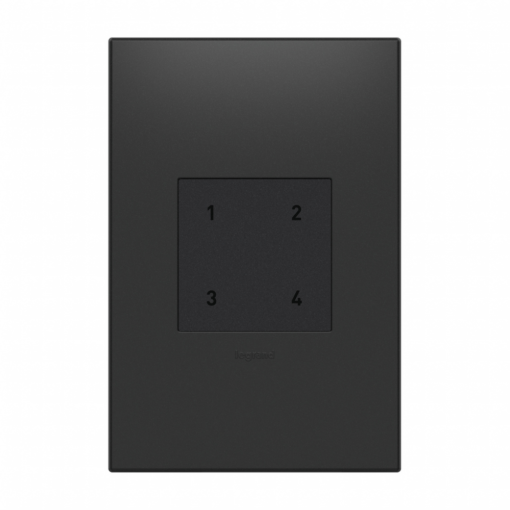 adorne® Wireless Smart Scene Controller with Netatmo, Nickel