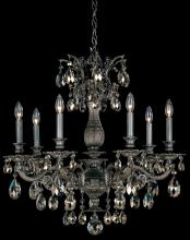 Schonbek 1870 5677-23R - Milano 7 Light 120V Chandelier in Etruscan Gold with Radiance Crystal