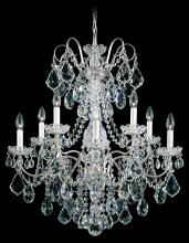 Schonbek 1870 3657-26R - New Orleans 10 Light 120V Chandelier in French Gold with Radiance Crystal