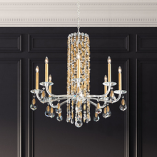 Schonbek 1870 RS83081N-48R - Siena 8 Light 120V Chandelier in Antique Silver with Radiance Crystal