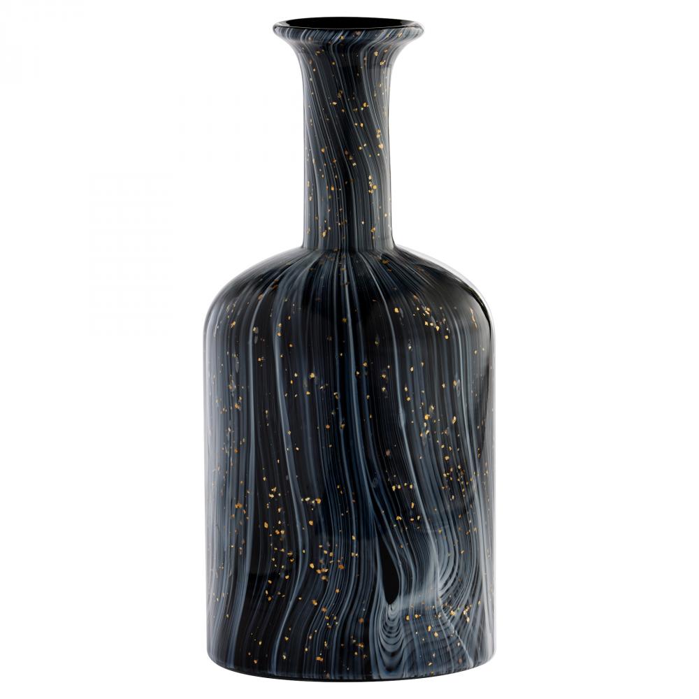 Infinity Vase | Black | Grey | Gold - Medium