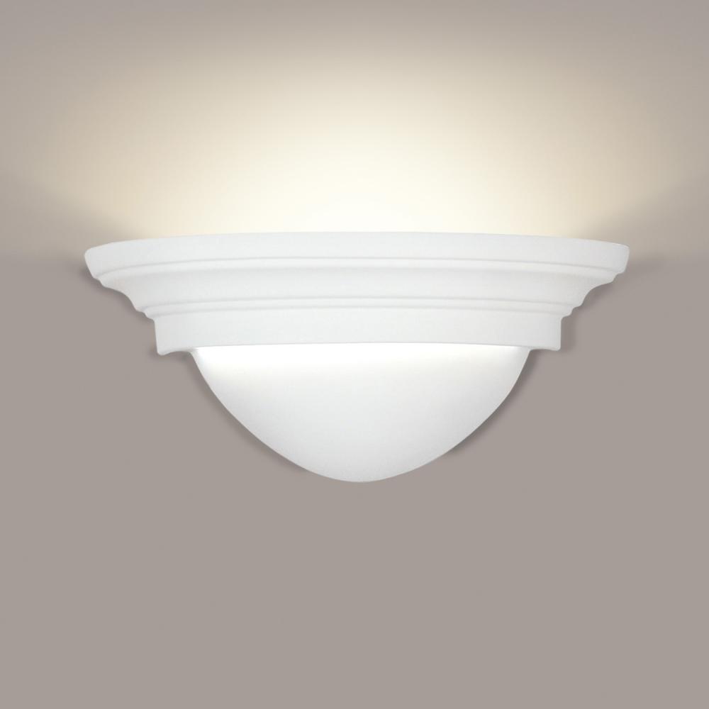 Majorca ADA Wall Sconce: Ivory Black Marble