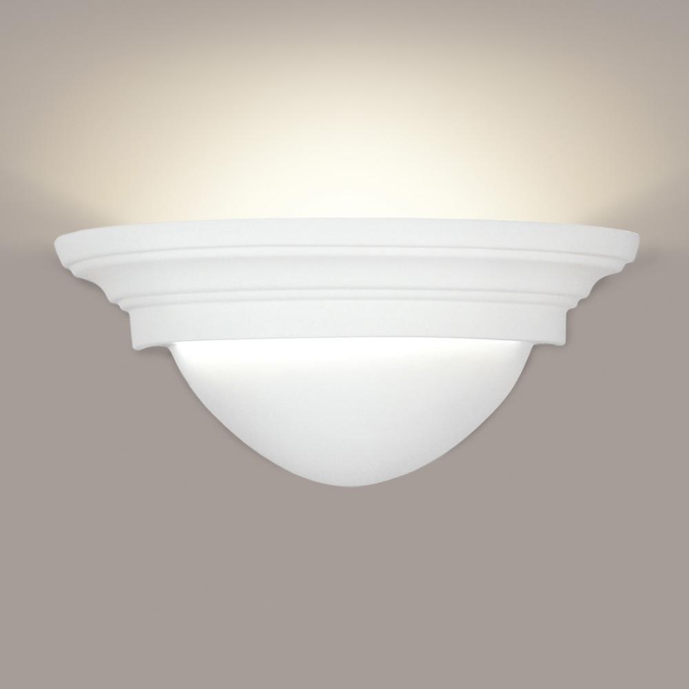 Gran Majorca Wall Sconce: White Crackle