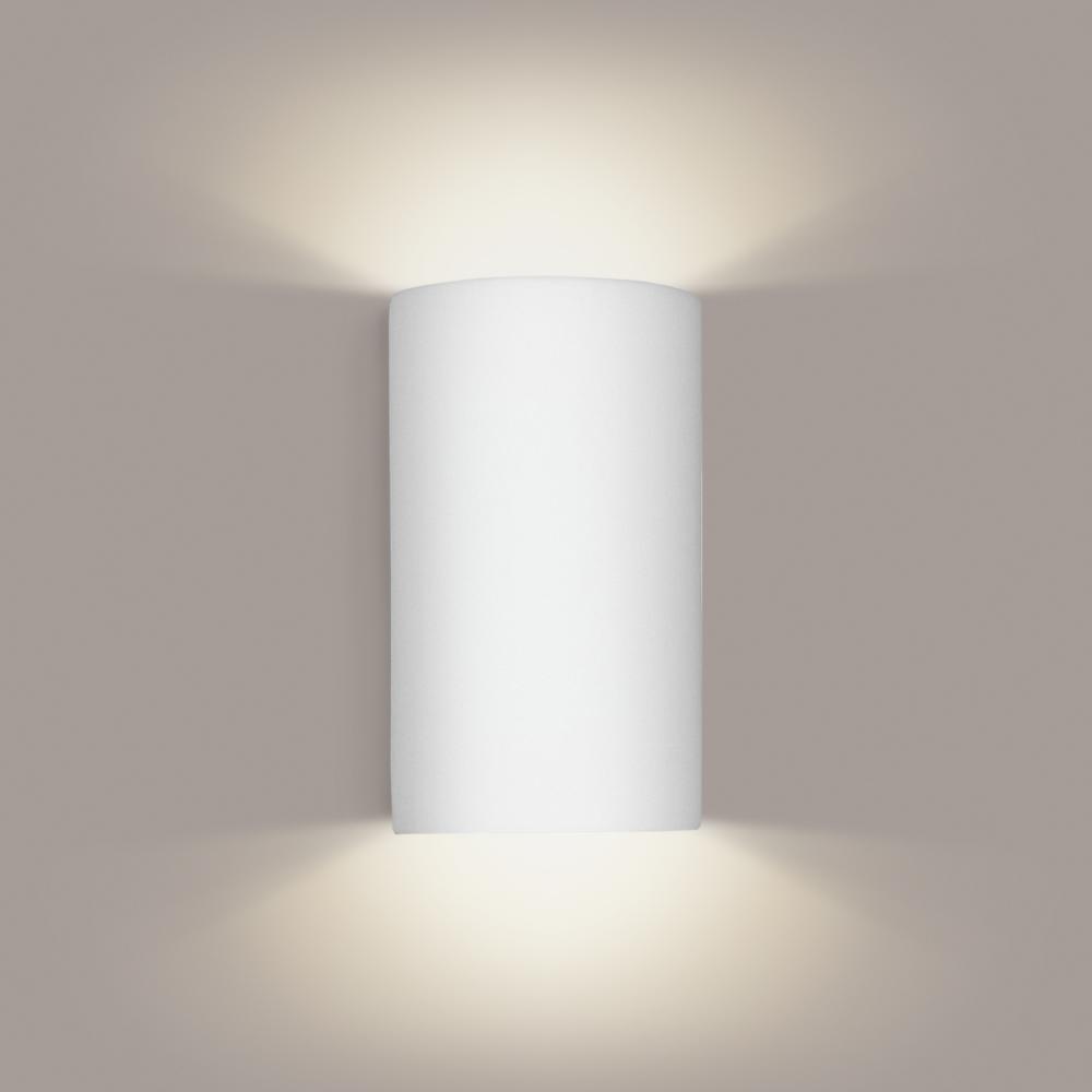 Tenos Wall Sconce: Spanish Olive (Wet Sealed Top, E26 Base LED (Bulb included))