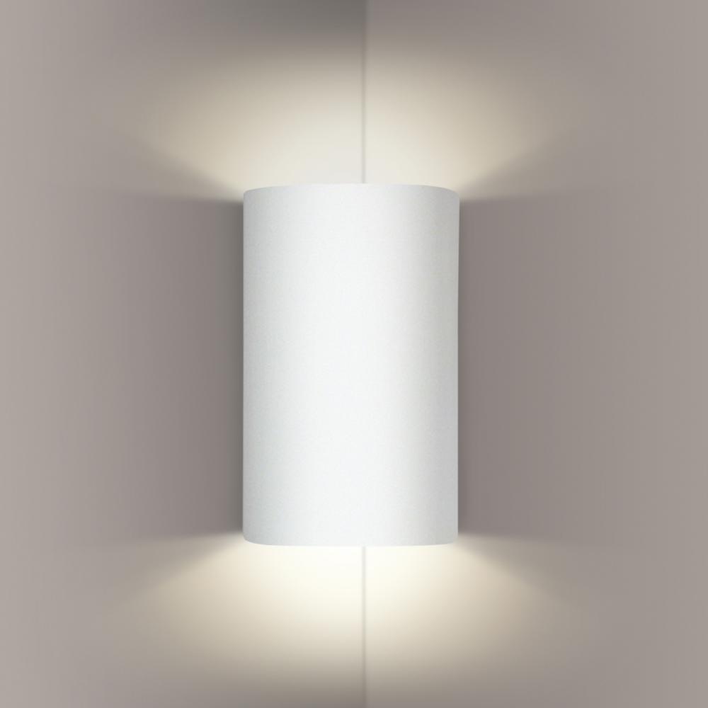Tenos Corner Sconce: Poppy Orange