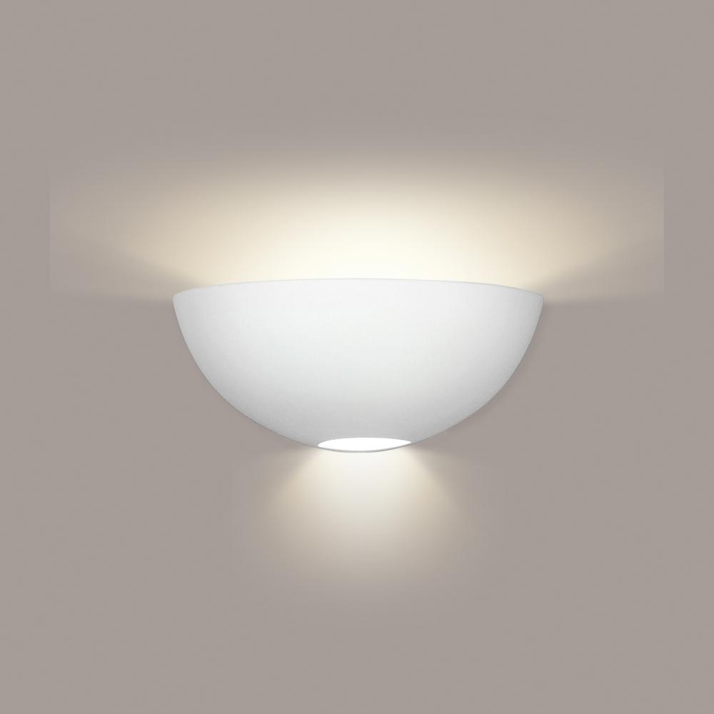 Aegina Wall Sconce: Ivory Black Marble