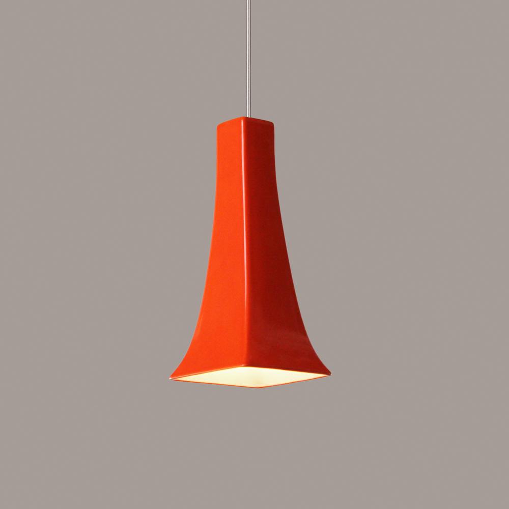 Eiffel Low Voltage Mini Pendant Poppy Orange (12V Dimmable MR16 LED (Bulb included))