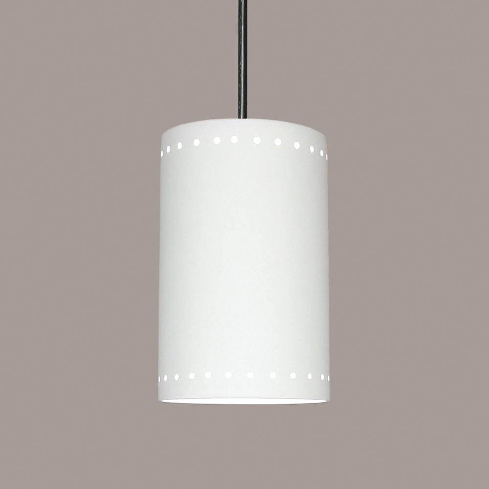 Delos Pendant: Pistachio (Black Cord & Canopy)