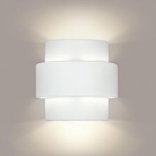 A-19 1402-1LEDE26-M19 - Santa Inez Wall Sconce: Oil Rubbed Bronze (E26 Base Dimmable LED (Bulb included))