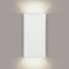 A-19 1804-WETST-1LEDE26-A30 - Gran Flores Wall Sconce: Slate Black (Wet Sealed Top, E26 Base LED (Bulb included))