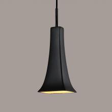 A-19 MP14-A30-BCC - Eiffel Mini Pendant: Slate Black (Black Cord & Canopy)