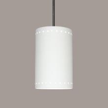 A-19 P205-RR-BCC-1LEDE26 - Delos Pendant: Red Rock (Black Cord & Canopy)