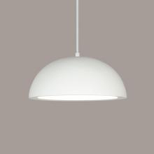 A-19 P302-PJ-WCC-1LEDE26 - Gran Thera Pendant: Plum Jam (White Cord & Canopy)