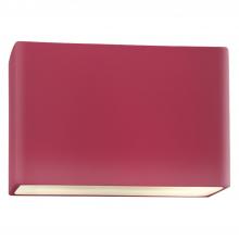 Justice Design Group CER-5659-CRSE-LED2-2000 - Really Big ADA Wide Rectangle LED Wall Sconce - Open Top & Bottom