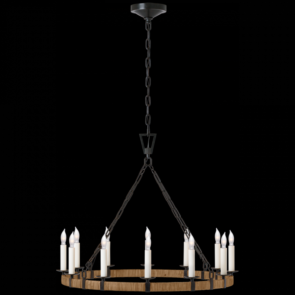 Darlana Medium Wrapped Ring Chandelier
