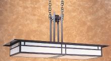 Arroyo Craftsman HCM-48ECS-S - 48" huntington chandelier without overlay (empty)