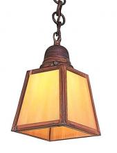 Arroyo Craftsman AH-1TCR-AC - a-line shade pendant with t-bar overlay