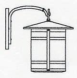 Arroyo Craftsman BB-11LAM-BZ - 11" berkeley long body wall mount