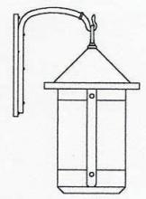 Arroyo Craftsman BB-14TLAM-AC - 14" berkeley tall-long body wall mount
