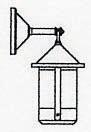 Arroyo Craftsman BB-6RM-RC - 6" berkeley wall mount
