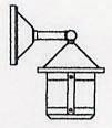 Arroyo Craftsman BB-6SWCS-BZ - 6" berkeley short body wall mount - wet rated
