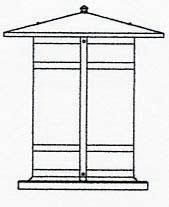 Arroyo Craftsman BC-17LAM-AC - 17" berkeley long body column mount