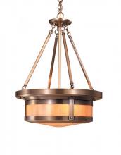 Arroyo Craftsman BCMH-20AM-RC - 20" berkeley open top pendant