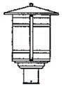 Arroyo Craftsman BP-11LF-AB - 11" berkeley long body post mount