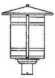 Arroyo Craftsman BP-14LCR-AB - 14" berkeley long body post mount