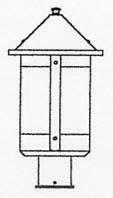 Arroyo Craftsman BP-8AM-S - 8" berkeley post mount