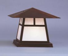 Arroyo Craftsman CC-15HCS-P - 15" carmel column mount with hillcrest overlay