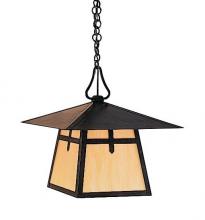 Arroyo Craftsman CH-15ECR-P - 15" carmel pendant without overlay (empty)