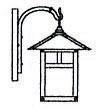 Arroyo Craftsman EB-7ECR-P - 7" evergreen wall mount without overlay (empty)