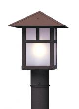 Arroyo Craftsman EP-9AAM-S - 9" evergreen post mount with classic arch overlay