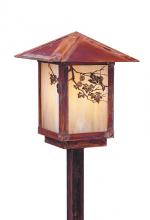 Arroyo Craftsman ESP-7SFCS-AB - 7" evergreen stem mount with sycamore filigree