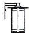 Arroyo Craftsman ETB-9WO-AC - 9" etoile wall mount