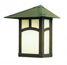 Arroyo Craftsman EW-7EAM-BK - 7" evergreen flush wall mount without overlay (empty)