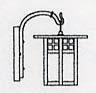 Arroyo Craftsman GB-6CR-VP - 6" glasgow wall mount