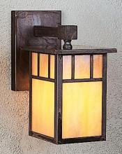 Arroyo Craftsman HB-4LWAF-AC - 4" huntington wall mount with classic arch overlay