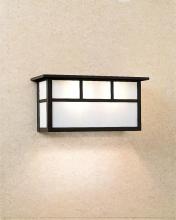 Arroyo Craftsman HS-14SDTCS-RB - 14" huntington short body sconce with double t-bar overlay